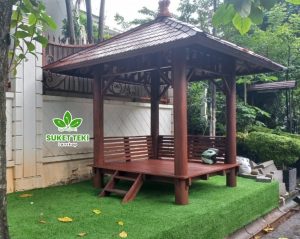 saung gazebo by tukang saung murah profesional